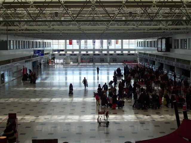 Antalya Airport Terminal 1, archival photograph